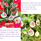 60PCS Unfinished Wood Christmas Cutouts - Image 4