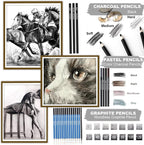 KALOUR 82 Pack Drawing Sketching Kit, Pro Art Supplies - Image 4
