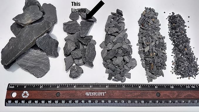 Natural Slate Stone -1/2 to 1 inch. Perfect Size - Image 6