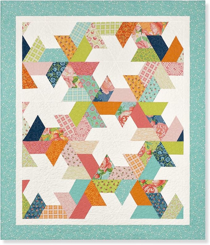 Acrylic Quilting Template, Half Hexagon | - Image 7