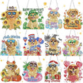 Cinnvoice 12 Pcs Summer Seasonal Diamond Art Hanging Ornament Kit by Cinnvoice