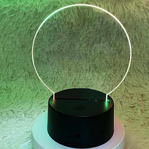 12 Pcs Round Clear Cast Acrylic Sheets LED Light Base | Clear Plexiglass - Image 4