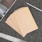 25 Pack 8 x 12 Inch Basswood Sheets, 1/16 Thin Craft Plywood Sheets, Thin & - Image 4