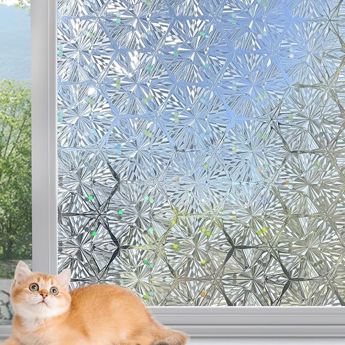 KESPEN Frosted Glass Window Privacy Film, Decorative Frost Window Clings by KESPENWINDOWFILMS