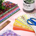 Tudomro 100 Pcs 10'' x 10'' Cotton Fabric Squares - Image 7