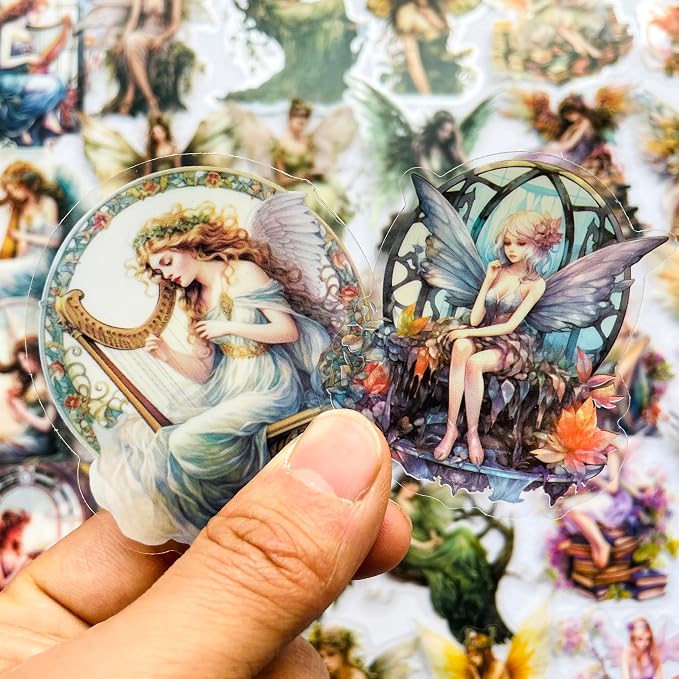 Yoksas Fantasy Butterfly Fairy Scrapbook Stickers - Image 2