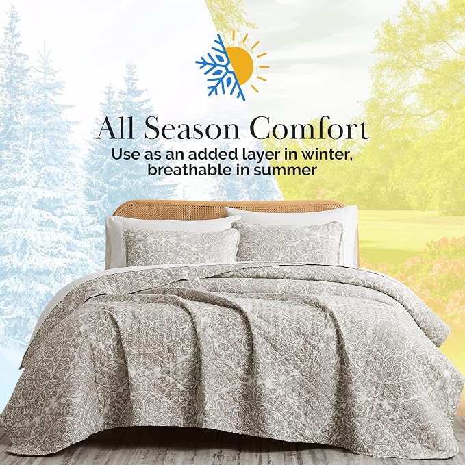 Southshore Fine Living, Inc. Ashanti Collection Oversized Queen Quilt Bedding - Image 9
