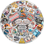 100Pcs Funny Ironworker Stickers by BulbaCraft