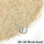 YISZM Aquarium Sand, 20lbs Beige Fish Tank Sand, Aquarium Gravel Substrate - Image 3