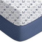 Yoofoss Baby Crib Sheets for Boys Girls, Fitted Crib Sheet 2 Pack for Standard by YOOFOSS