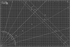 Elan Cutting Mat A1 Black & Taupe, Large Self Healing Cutting Mat 24 x 36 Inch by Elan