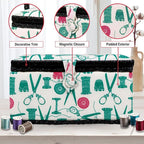 SINGER 07271 Basket with Sewing Notions Kit & Removable Tray-Vintage Spools - Image 5