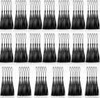 100 Pcs Black Mini Tassels 13cm/5 Inch by CREATRILL