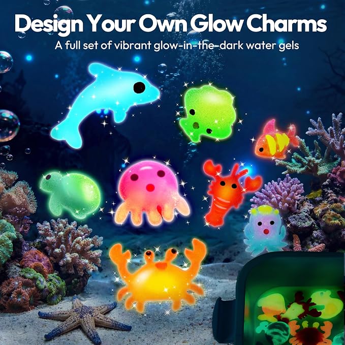 Klever Kits Glow-in-The-Dark Water Gel Kit, Magic Fairy Water Pets Toy Kit - Image 2