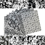 50pcs 5 x 5 inches Multicolor Cotton Fabric Bundle Squares - Image 2
