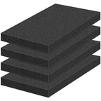 MYFAMIREA 4 PCS Polyurethane Foam Sheets 16" L x 12" W x 1.6" T Packing Foam by MYFAMIREA