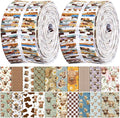 Hosuly 40 Pcs Highland Cow Jelly Fabric by Hosuly