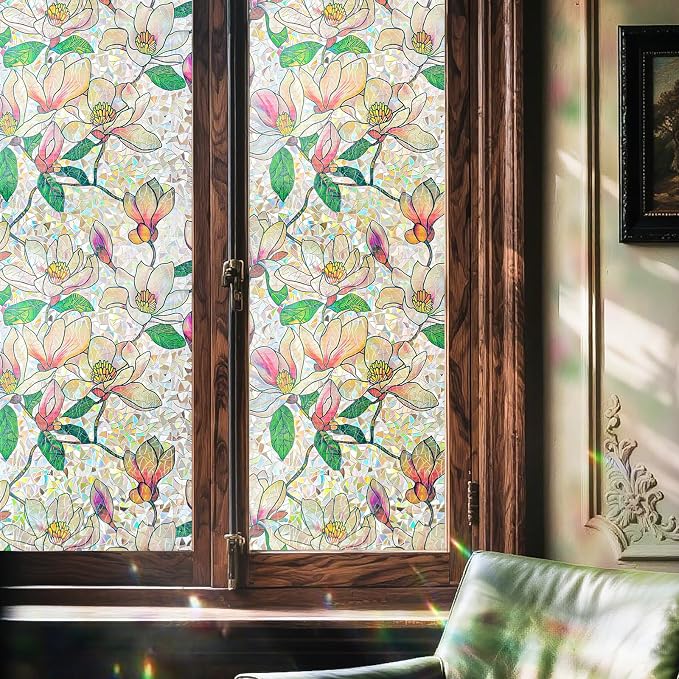 ADD.HERES Window Privacy Film, Stained Glass Decorative Static Cling, Removable - Image 8