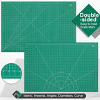 Density-upgraded 24" x 36" Large Self Healing Sewing Mat, Idemeet Rotary - Image 2