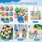 Guangna 240 Acrylic Paint Markers, Brush Tip Acrylic Paint Pens, Quick-Drying - Image 6