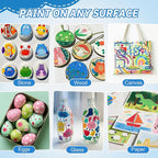 Guangna 240 Acrylic Paint Markers, Brush Tip Acrylic Paint Pens, Quick-Drying - Image 6