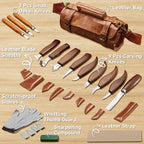 Wood Carving Kit, Professional Whittling Knife Set, Wooden Hand Knives - Image 8
