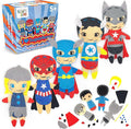 Superhero Sewing Kits for Little Kids 5 Easy Projects for Children Beginners by Craftiloo