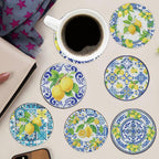Lemon Diamond Art Coasters - Image 4