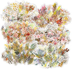 Dizdkizd Holographic Flower and Leaf Sticker Set, 240 Foil Gold Botanical - Image 9