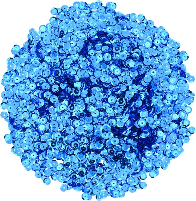 Mandala Crafts 20000 Royal Blue Sequins - Image 2