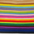 24 Rolls 8"x18" 1.4mm Thick Soft Felt Fabric Sheet 24 Assorted Mix Color Series - Image 3