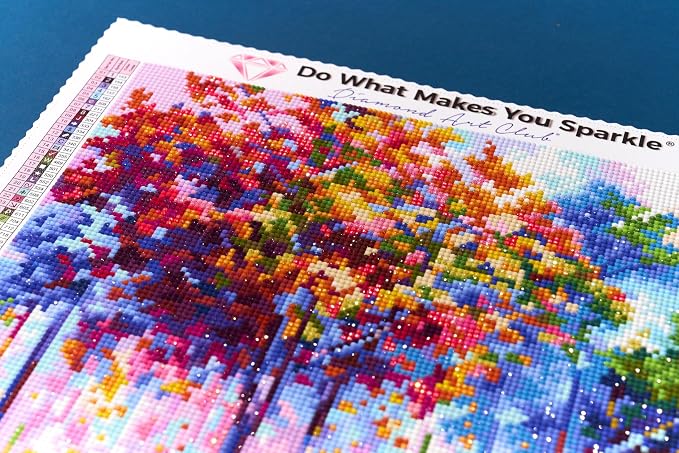 DIAMOND ART CLUB Shades of Solitude Diamond Painting Kit, Fun DIY Crafts - Image 6