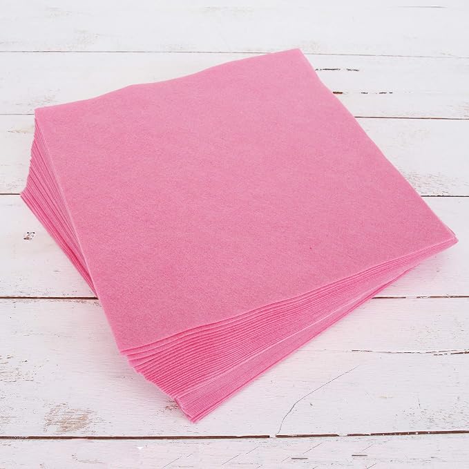 Threadart Pink Premium Felt Sheets by ThreadArt