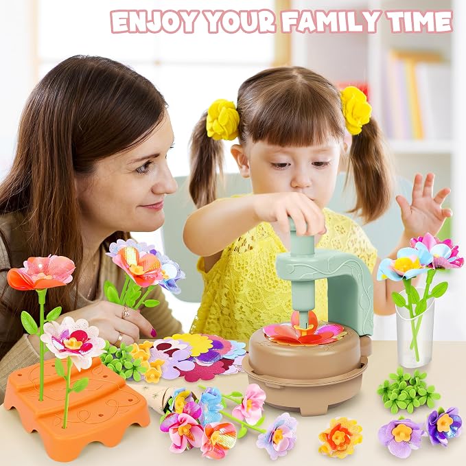 Fabric Flower Bouquets Toys, DIY Craft Kits Toys - Image 5