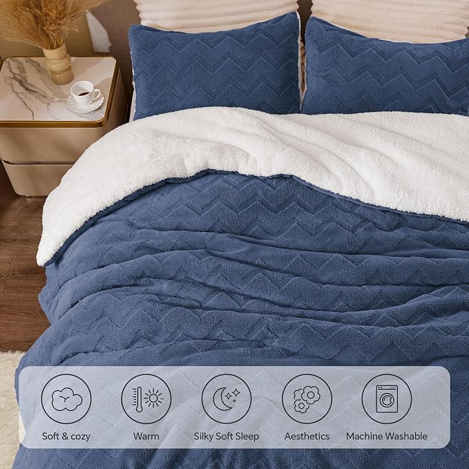BEDELITE Fluffy Queen Comforter Set - Image 6