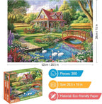 300 Piece Jigsaw Puzzle for Adults, Floral Countryside Jigsaw Puzzle, - Image 2