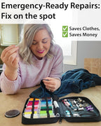 Vellostar Sewing Kit for Adults & Beginners – Portable Needle & Thread Travel - Image 9