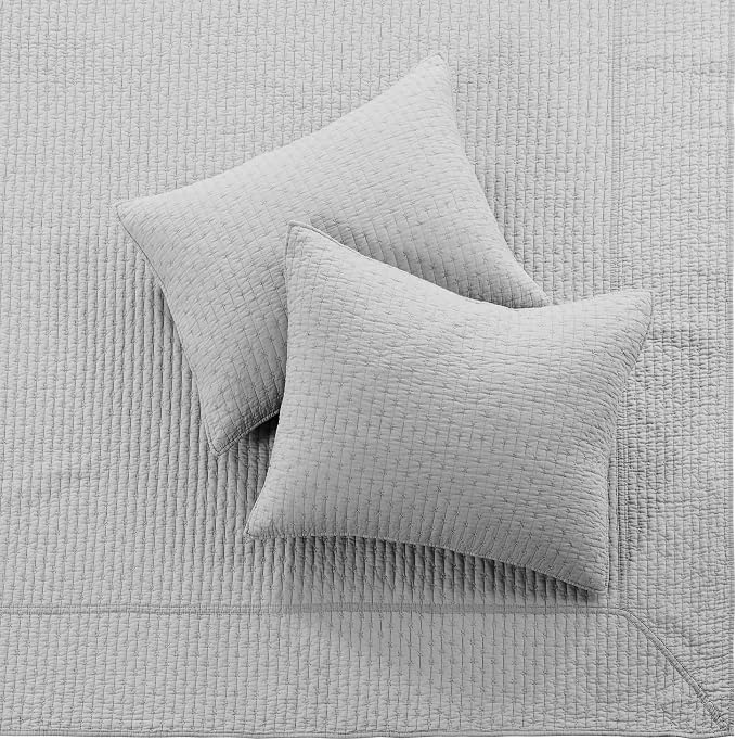 Levtex Home Cross Stitch Reversible Queen Bedspread Set - Image 8