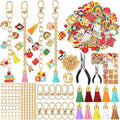 RUEGGVAT Back to School DIY Keychain Making Kit by Unknown