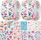 Hosuly 40 Pcs Pink Floral Jelly Fabric by Hosuly