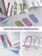 NiArt Silicone Resin Bookmark Mold, 14-Shape DIY Bookmark Making Kit - Image 4