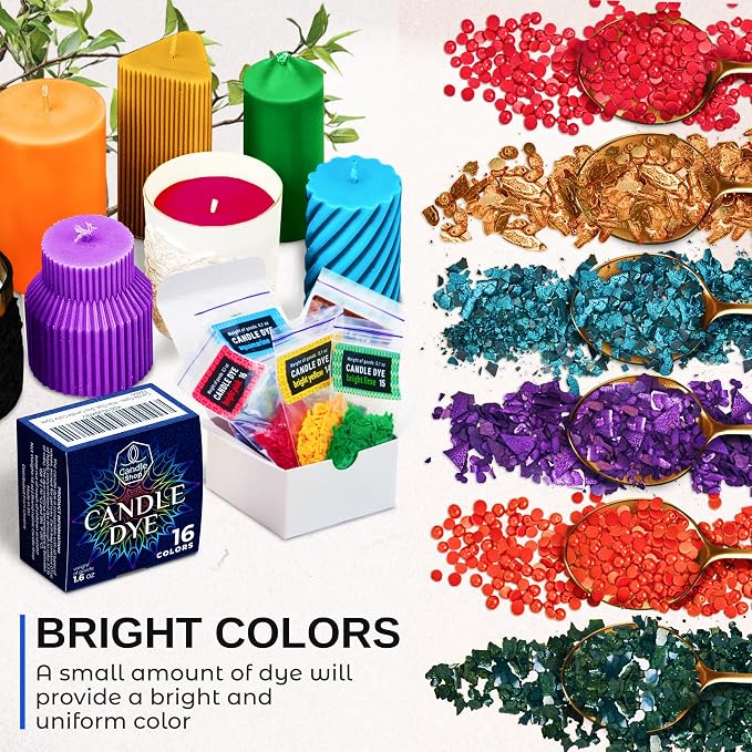 Candle Dye for Soy Wax – 16 Colors Candle Wax Dye for Candle Making - Image 3