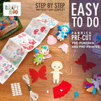 CRAFTILOO Fairy Sewing Kit for Kids Ages 5-12 – Beginner Sewing Kit - Image 3