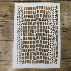 TIAMECH A4 Reusable Crocodile Skin Stencil - Image 2