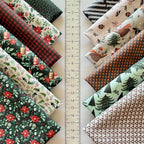 Cozy Patchwork Cotton Fabric Bundle – 60 Pre-Cut Squares, 100% Cotton 140 GSM - Image 6