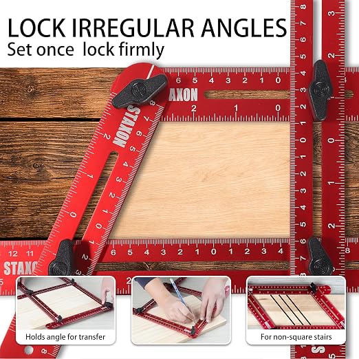 Stair Tread Template Tool – Stair Tread Gauge, Hidden Screw Slide Rail Stair - Image 6