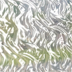 rabbitgoo Frosted Glass Window Privacy Film, Wave Pattern, 17.5" x 157.4" | by rabbitgoo