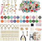 Lemosyu 271Pcs Keychain Making Kit Charms by Unknown