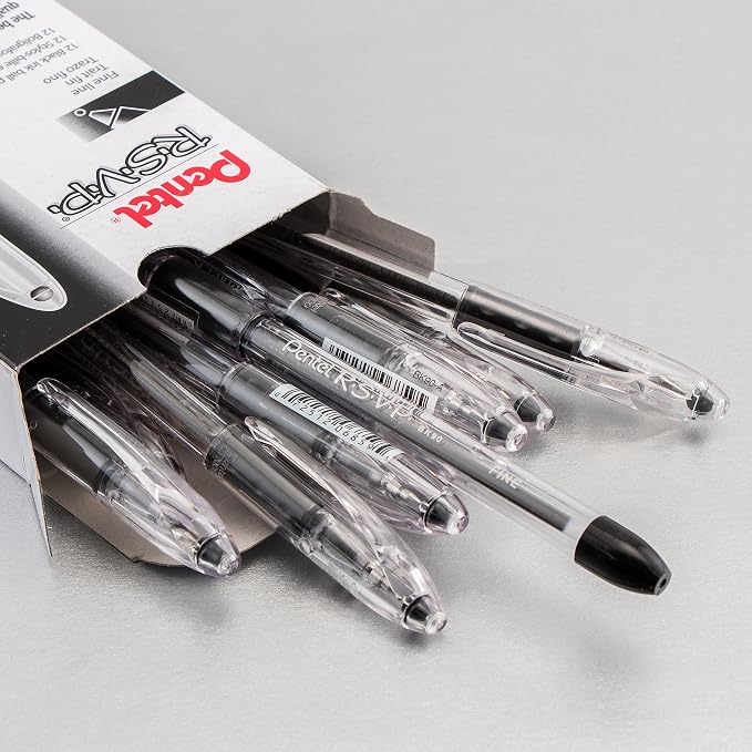 Pentel RSVP Ballpoint Pen, Fine Line - Image 3