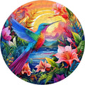 Mocfesk Wooden Puzzles for Adults, Hummingbird Jigsaw Puzzles 200 Pieces | by Mocfesk